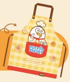 川岛屋-小刘鸭围裙-黄色款-资料图