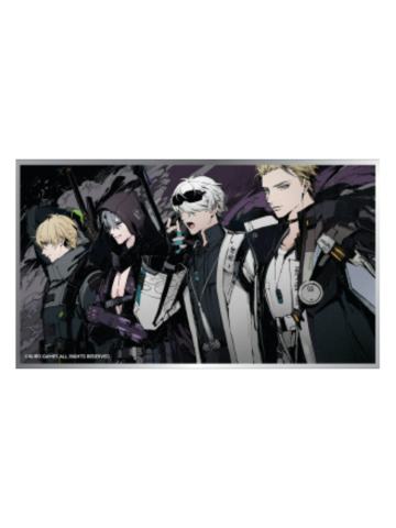 多人3-向隅誓缘系列火焰纹银边色纸