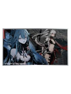 拉弥亚&露西亚·深红囚影-向隅誓缘系列火焰纹银边色纸