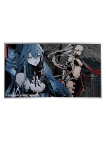 拉弥亚&露西亚·深红囚影-向隅誓缘系列火焰纹银边色纸