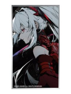 露娜-向隅誓缘系列火焰纹银边色纸