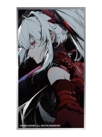 露娜-向隅誓缘系列火焰纹银边色纸