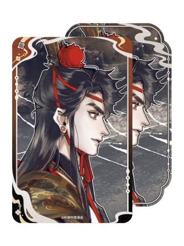 郎千秋(火龙啸天)-流光纪念系列方形马口铁徽章