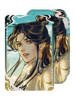 谢怜(三登仙京)-流光纪念系列方形马口铁徽章