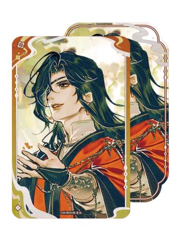 花城(执手缘定)-流光纪念系列方形马口铁徽章