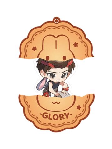 韩文清-月下同萌系列亚克力抽拉挂件