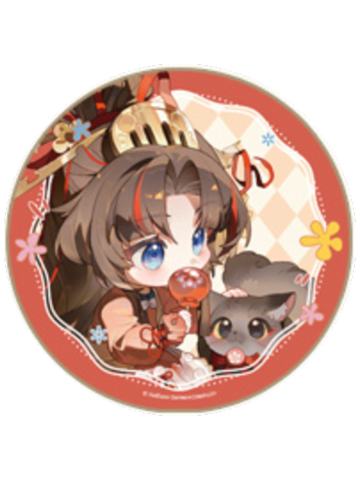 纺愿缘结神(双闪徽章)-百闻牌COMICUP秋枫之狩·优胜系列周边