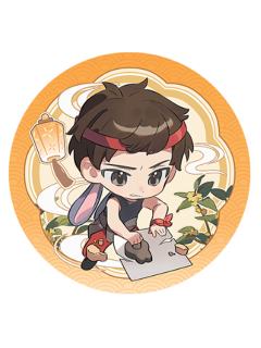 韩文清(双闪款)-月下同萌系列徽章