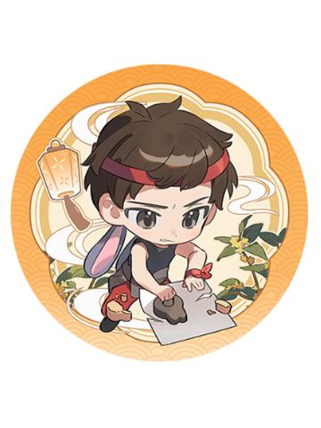 韩文清(双闪款)-月下同萌系列徽章