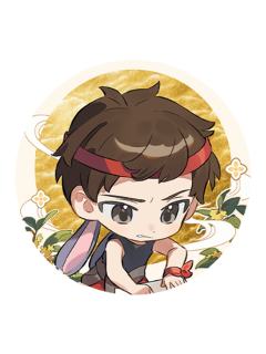 韩文清(特殊款)-月下同萌系列徽章