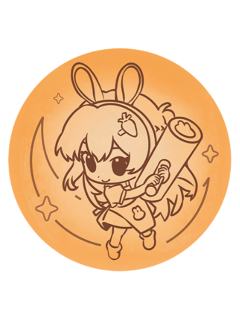 苏沐橙(浮雕款)-月下同萌系列徽章