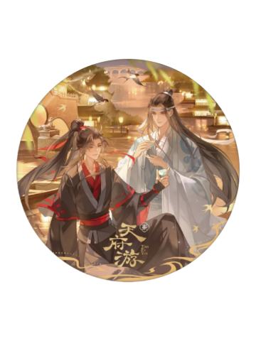 魏无羡&蓝忘机(泡面吧唧-超大徽章)-动画七周年快闪天府游系列周边