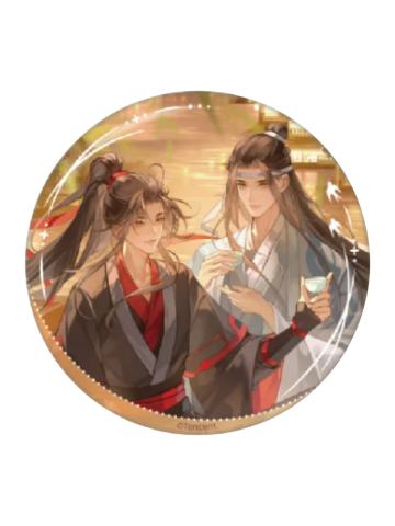 魏无羡&蓝忘机(双人徽章)-动画七周年快闪天府游系列周边