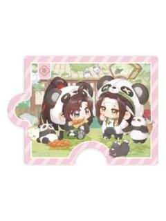 魏无羡&蓝忘机(亚克力冰箱贴-偷吃吃)-动画七周年快闪BABY PANDA系列周边