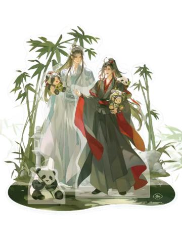 魏无羡&蓝忘机(亚克力立牌)-动画七周年快闪竹影森灵系列周边