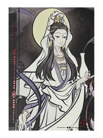 大士明信片-神仙同游系列