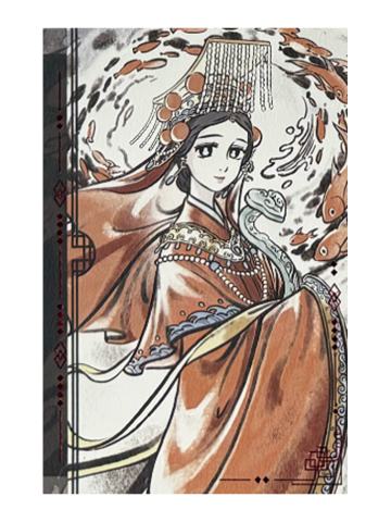 妈祖明信片-神仙同游系列