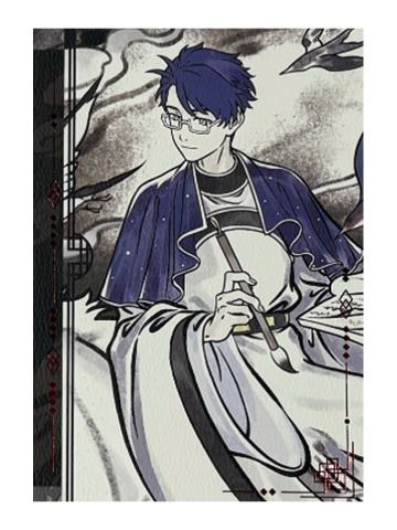 文昌帝君明信片-神仙同游系列