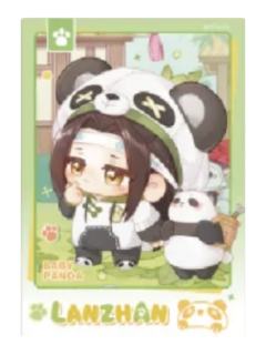 蓝忘机(拍立得-偷吃吃)-动画七周年快闪BABY PANDA系列周边