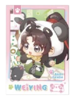 魏无羡(拍立得-出发发)-动画七周年快闪BABY PANDA系列周边