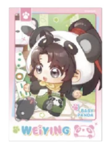 魏无羡(拍立得-出发发)-动画七周年快闪BABY PANDA系列周边