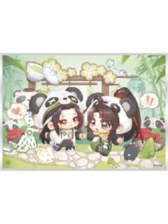 魏无羡&蓝忘机(亚克力色纸-出发发)-动画七周年快闪BABY PANDA系列周边