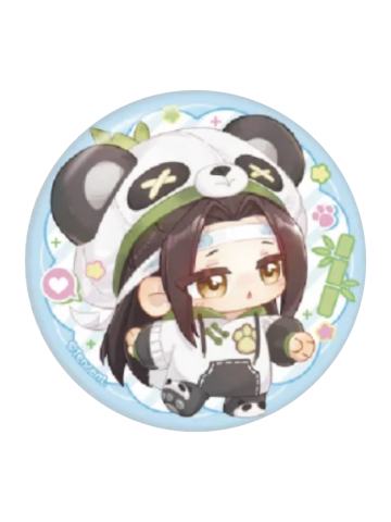 蓝忘机(马口铁徽章-出发发)-动画七周年快闪BABY PANDA系列周边