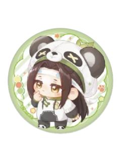 蓝忘机(马口铁徽章-偷吃吃)-动画七周年快闪BABY PANDA系列周边