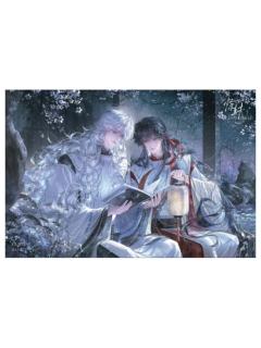 塔维尔&白柳(特典海报)-夜话系列周边