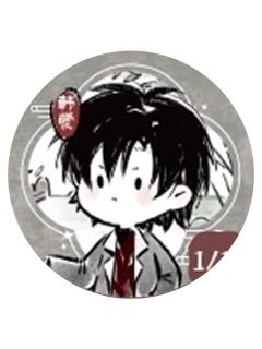 韩蒙-Q版游园记系列马口铁徽章