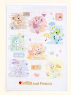 上迪25达菲和朋友们贴纸本