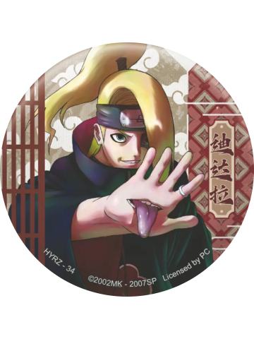 迪达拉(常规款)-卡游马口铁徽章忍绘之章系列