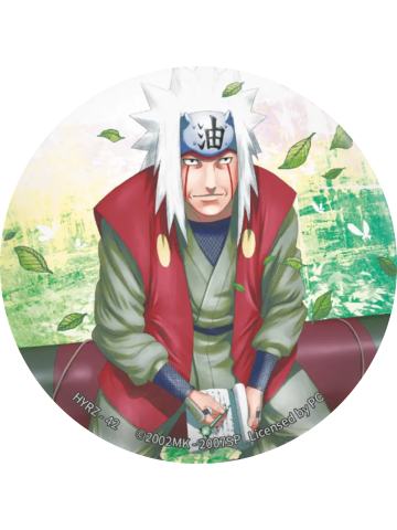 自来也(特色款)-卡游马口铁徽章忍绘之章系列