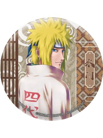 波风水门(常规款)-卡游马口铁徽章忍绘之章系列