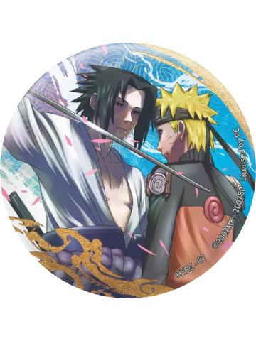 漩涡鸣人&宇智波佐助(隐藏款)-卡游马口铁徽章忍绘之章系列