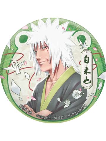 自来也(传承款)-卡游马口铁徽章忍绘之章系列