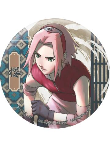 春野樱(常规款)-卡游马口铁徽章忍绘之章系列