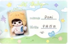 Lil Baby棉花娃娃ID卡 奕然 Domi