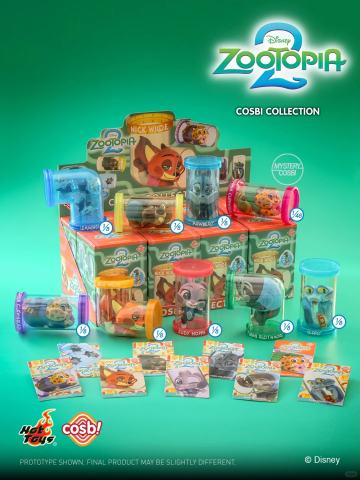 疯狂动物城2系列COSBI迷你人偶