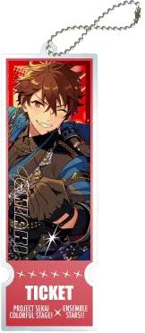 守泽千秋-世界计划×偶像梦幻祭 联动票根挂件