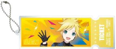 镜音连-世界计划×偶像梦幻祭 联动票根挂件