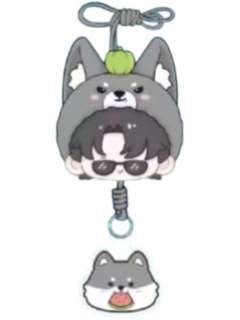 黑瞎子-动物party系列挂绳