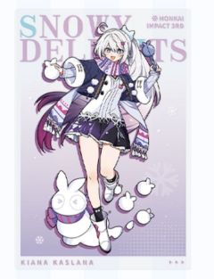 琪亚娜-银冬雪趣系列 PET明信片