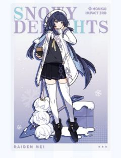 芽衣-银冬雪趣系列 PET明信片