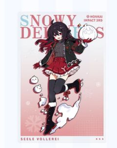 希儿（B款）-银冬雪趣系列 PET明信片