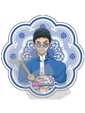 笠松幸男-中华街抽赏花形亚克力杯垫