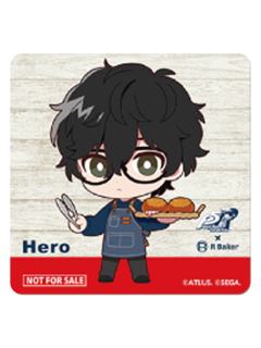 雨宫莲-P5R Baker联动cafe特典杯垫