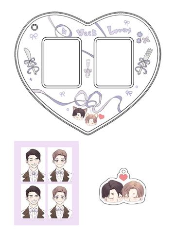宋在熙&郑都俊(婚礼PVC卡套 白色款)-墨丘里一期单领周边