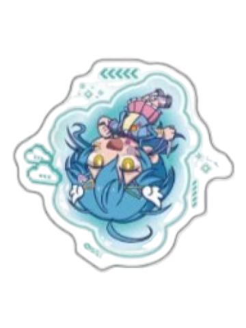 赤尾晶-animo快闪涂鸦风贴纸