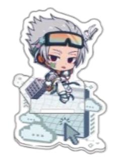 乐-animo快闪涂鸦风多插立牌